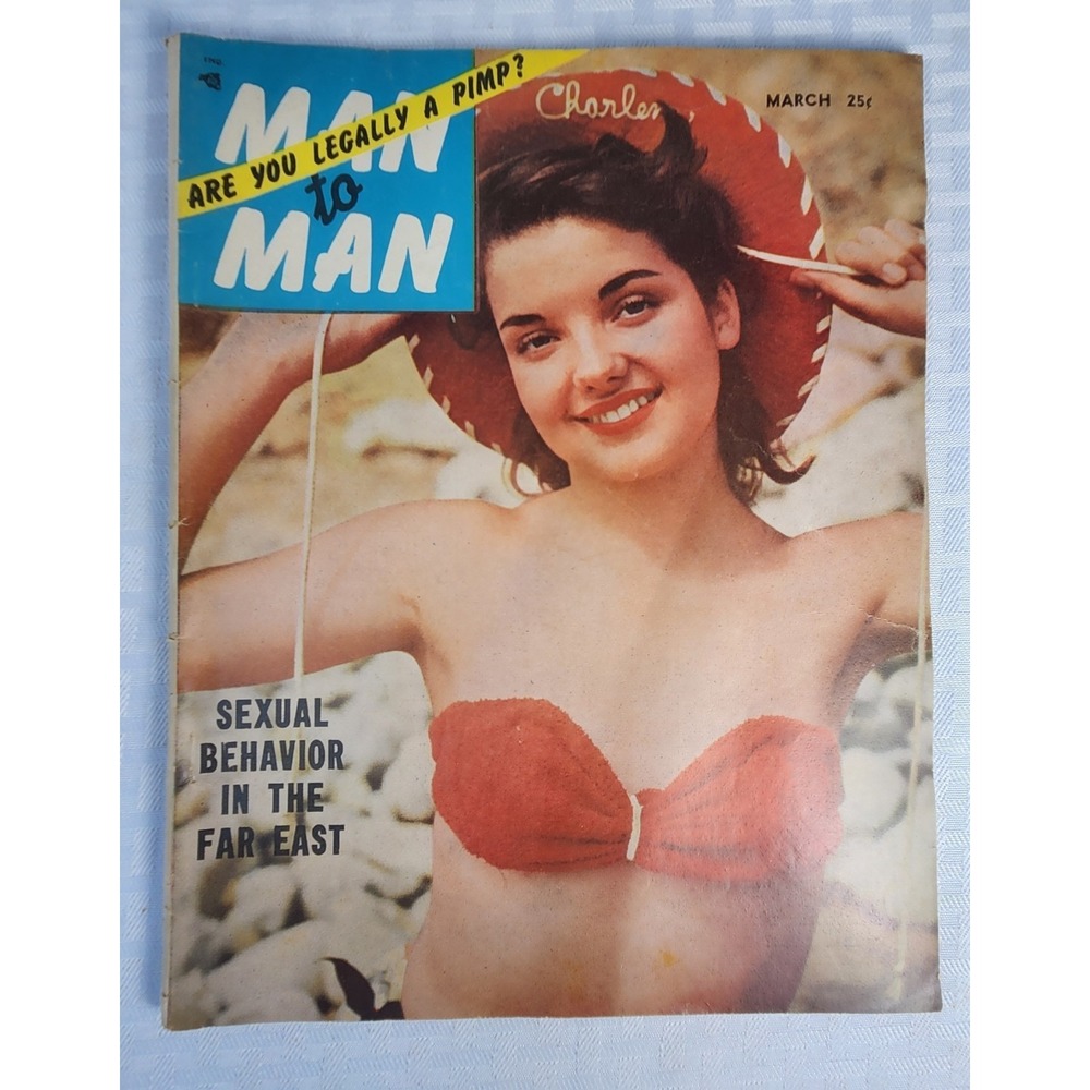 Man to Man Mar 1954 John Jakes, Jonathan Craig Stag Men's Magazine VG